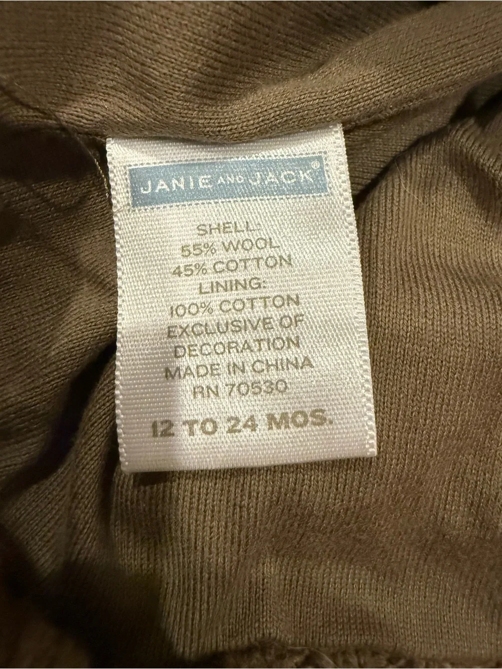 Janie and Jack Beanie with Red Train Accent